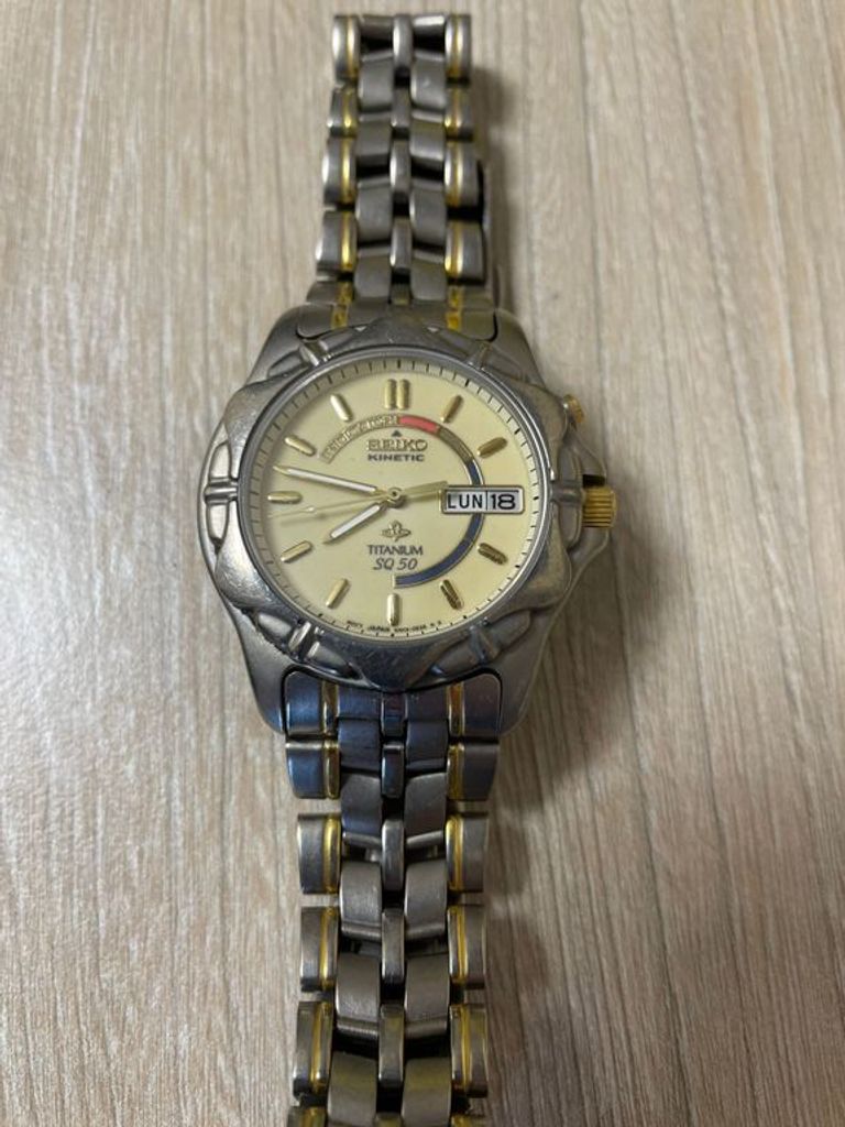 Купить Наручные часы SEIKO Kinetic Titanium SQ 50 комиссионный