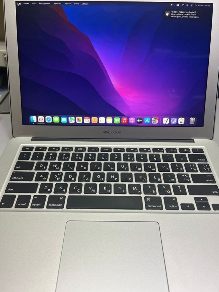 Розпродаж Apple екр. 13,3/ macbook air 2017/core i5 1,8ghz/ ram8gb/ ssd256gb/ intel hd6000, продавець Техноскарб