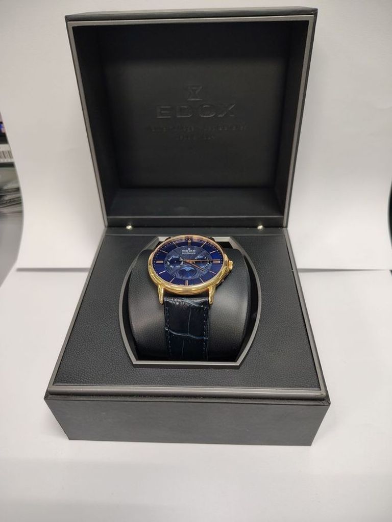 Купити Edox les bemonts multifunction moon phase 40002 37r buir Б/У