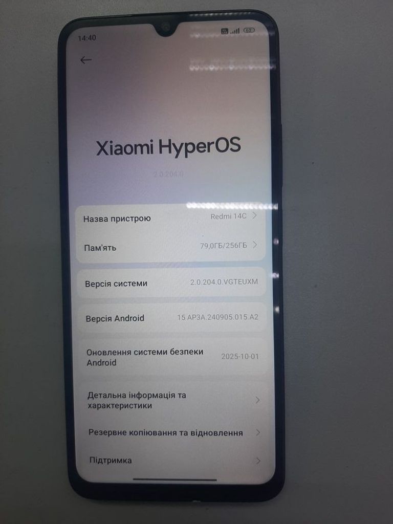 Xiaomi redmi 14c 8/256gb Код:01-200855390. Зображення 6