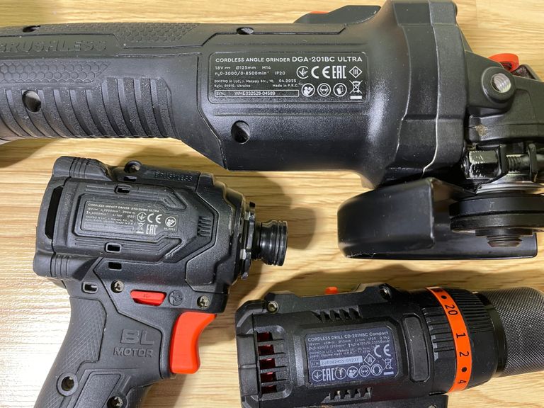 Dnipro-M DGA-201BC, Ultra CD-201HBC Compact, DTD-201BC ULTRA, 6.0Ah, 2x4.0Ah, з/п Код:null. Зображення 7