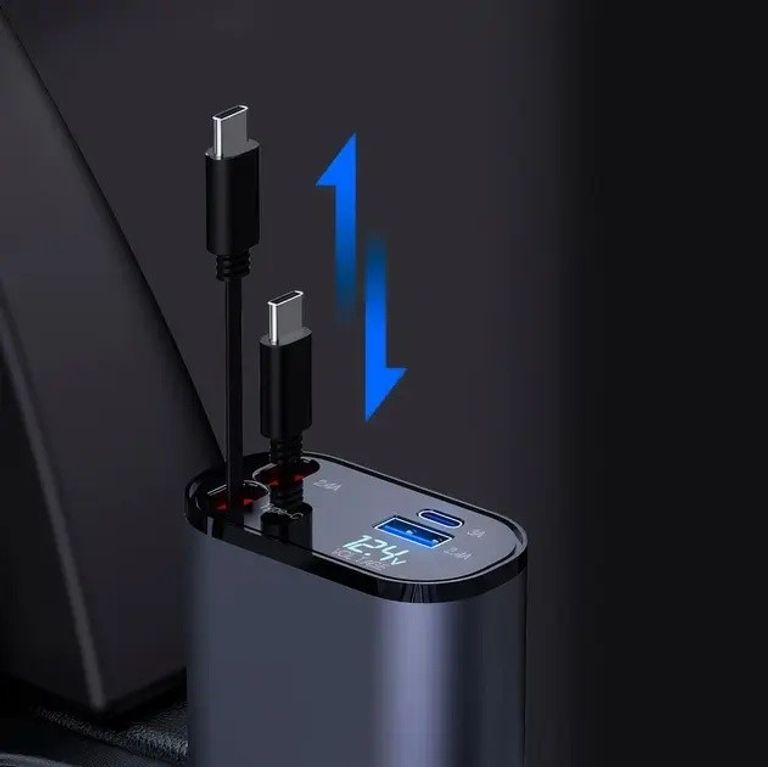 Charger 4в1 Lightning / Type-C / USB Код:null. Зображення 4