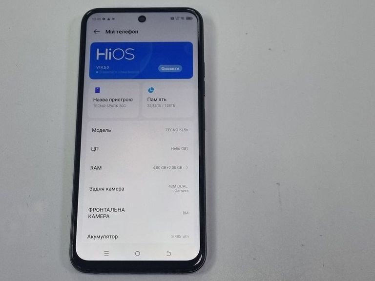 Tecno spark 30c kl5n 4/128gb Код:01-200915931. Зображення 8