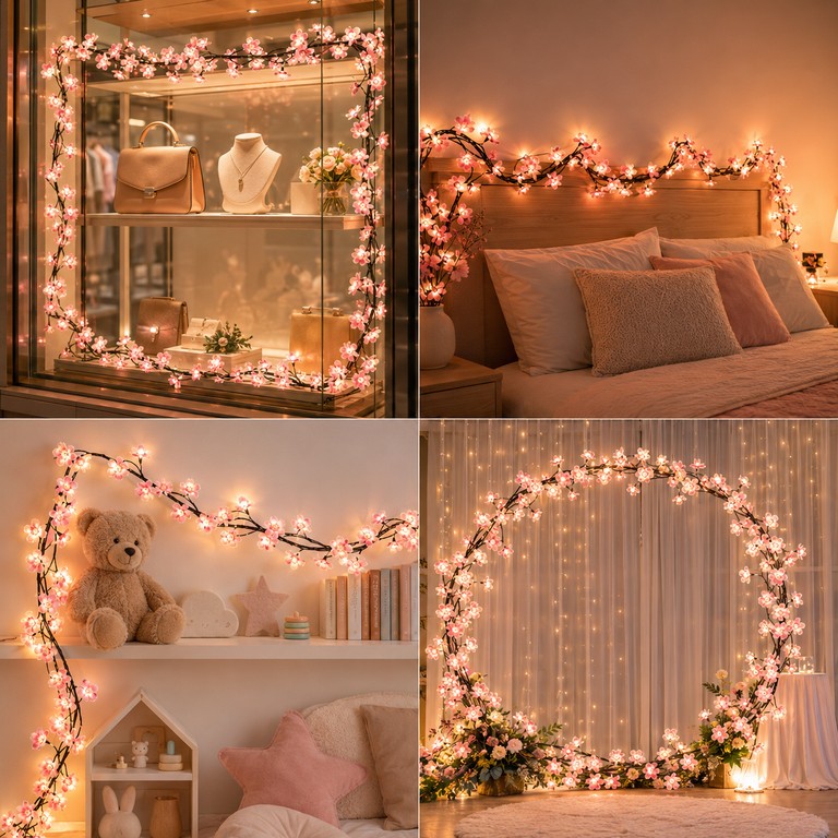 LED "Квіти сливи" Код:null. Зображення 4