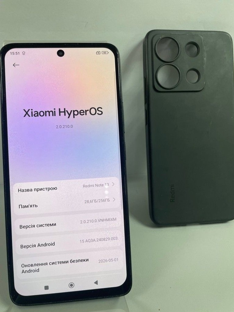 Оголошення Xiaomi redmi note 13 5g 8/256gb Б/У