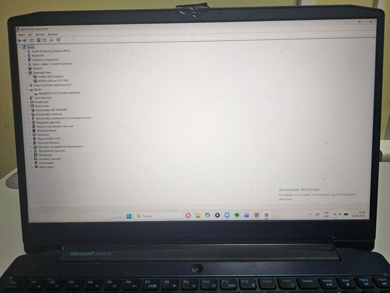 Lenovo 15/core i5-10300h ddr4/8gb ddr2/ssd 512 gb/geforce gtx1650ti 4gb Код:01-201052552. Зображення 6