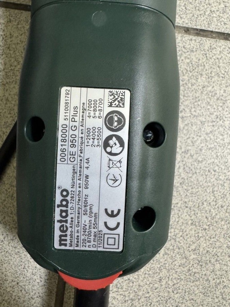 Объявление Metabo ge 950 g plus Б/У