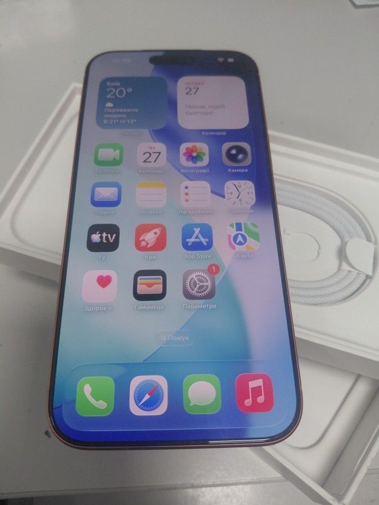 Оголошення Apple iphone 17 pro max 256gb Б/У