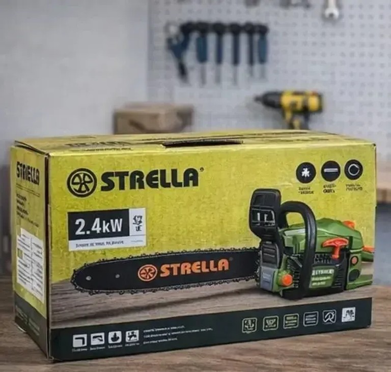 Дешево Бензопила STRELLA SR-8700 LL-1025, бензинова, для садових і побутових робіт з ломбарду