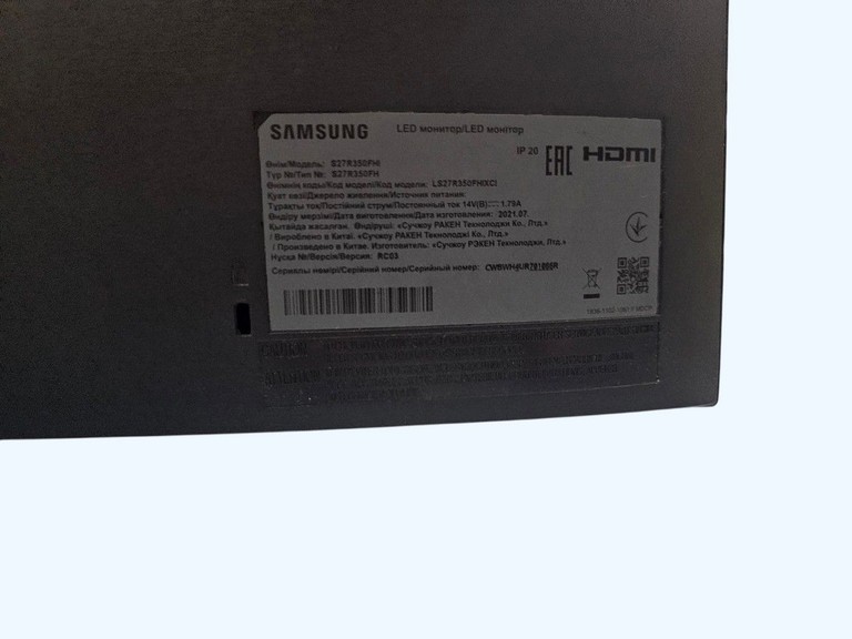 Samsung s27r350fhi Код:01-201169152. Изображение 7