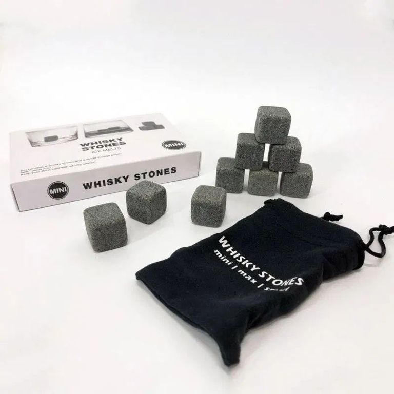 Камені для віскі Whiskey Stones з стеатита (9шт)