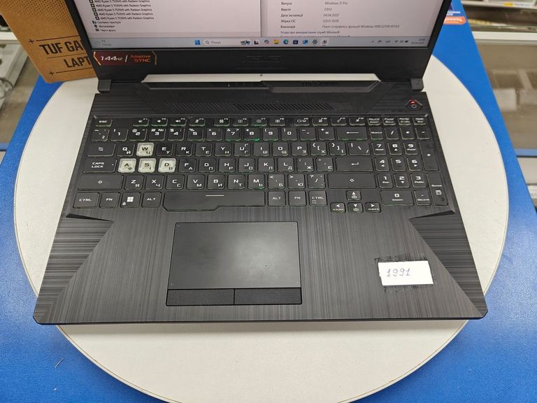 Дешево Asus tuf gaming a15 fa506n екр 15,6"/ ryzen 5 7535hs 3,3ghz/ ram16gb/ ssd512gb/ rtx 2050 з ломбарду