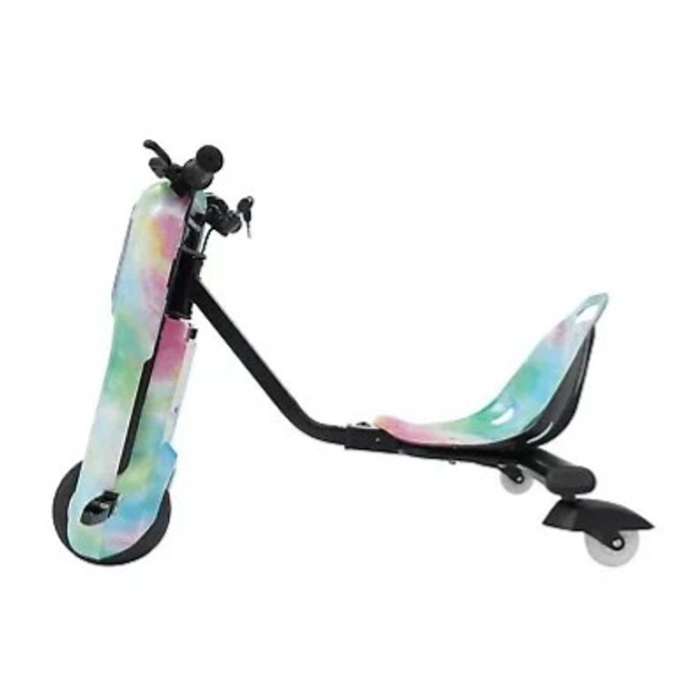 Дитячий електричний самокат Drift Trike Scooter зі світлодіодними колесами для дрейфу, дросельна заслінка на 360°, 250 Вт. Новий Код:null. Изображение 4