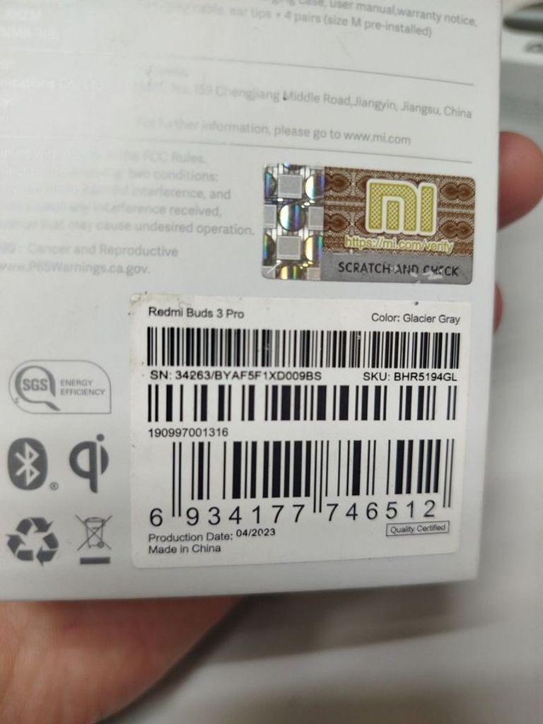 Дешево Xiaomi nc buds 3 pro з ломбарду