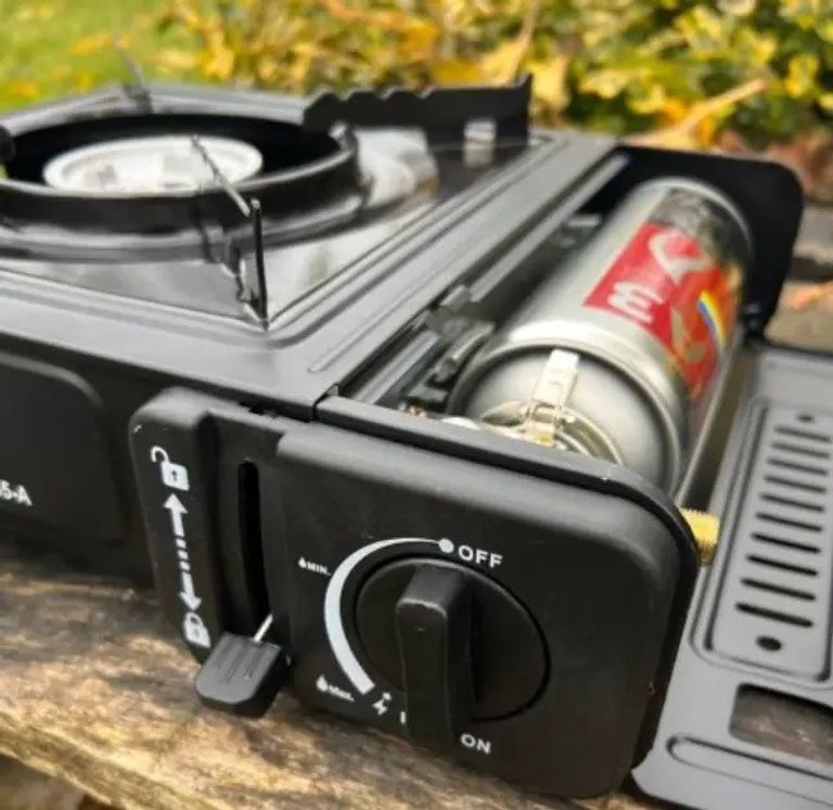 Портативна туристична газова плита з п'єзопідпалом Happy Home BDZ-155-A в кейсі Код:null. Зображення 4