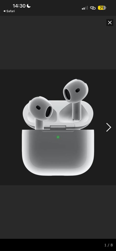 Купить Apple airpods 4 Б/У