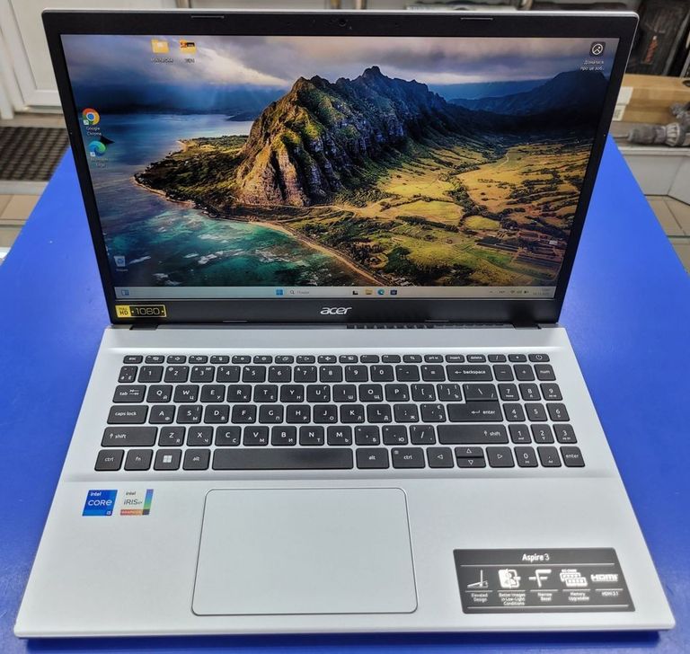 Купити Acer 15/core i3-1235u ddr5/16gb ddr5/hdd *відсутній/ssd 512 gb/*інтегрована; Б/У