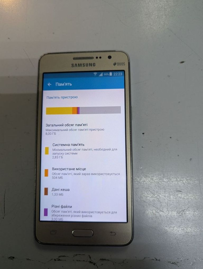 Объявление Samsung g530h galaxy grand prime Б/У