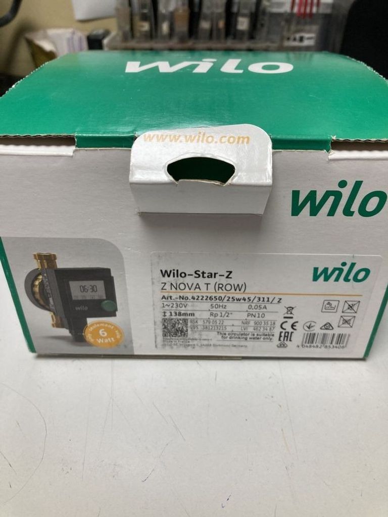 Оголошення Wilo star-z nova t Б/У