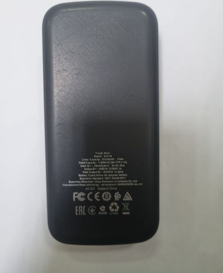 Оголошення Borofone BJ22A 20000mAh Black Б/У
