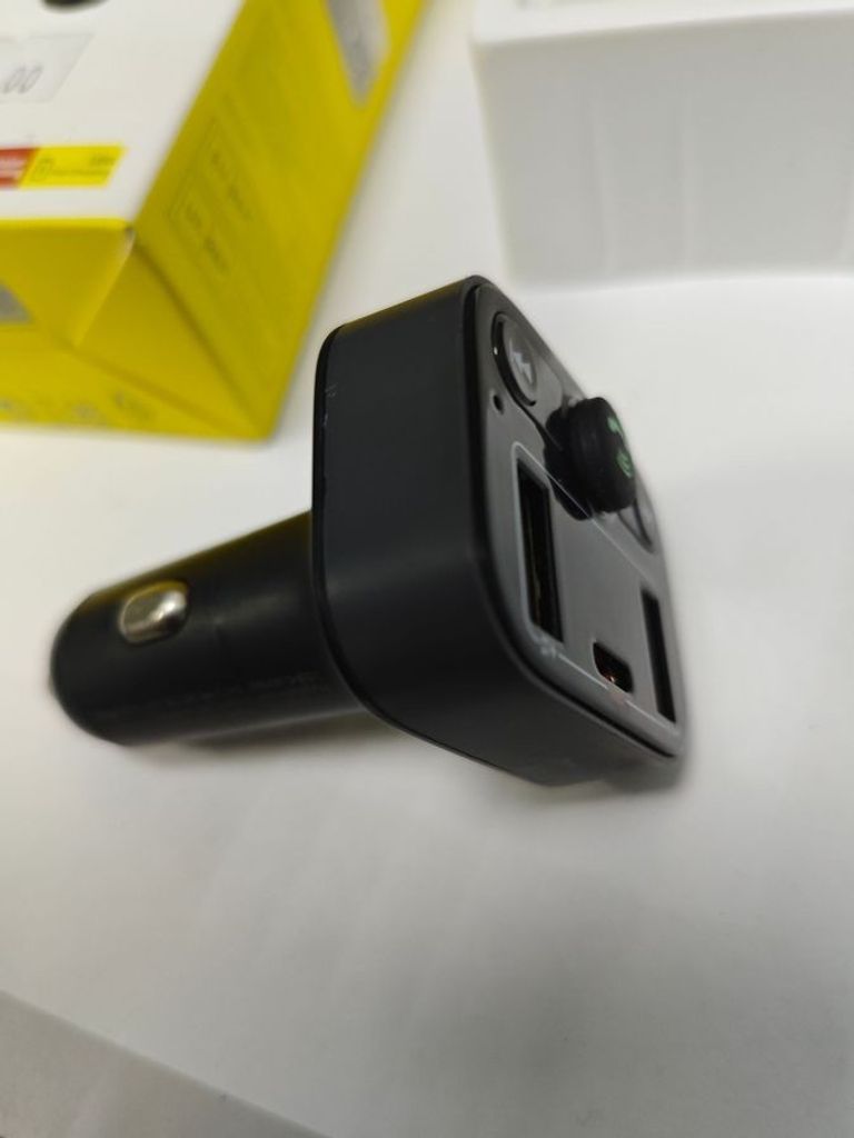 Дешево Baseus T-typed S-09 Lite Bluetooth MP3 Car Charger Black (C10762300113-00) з ломбарду