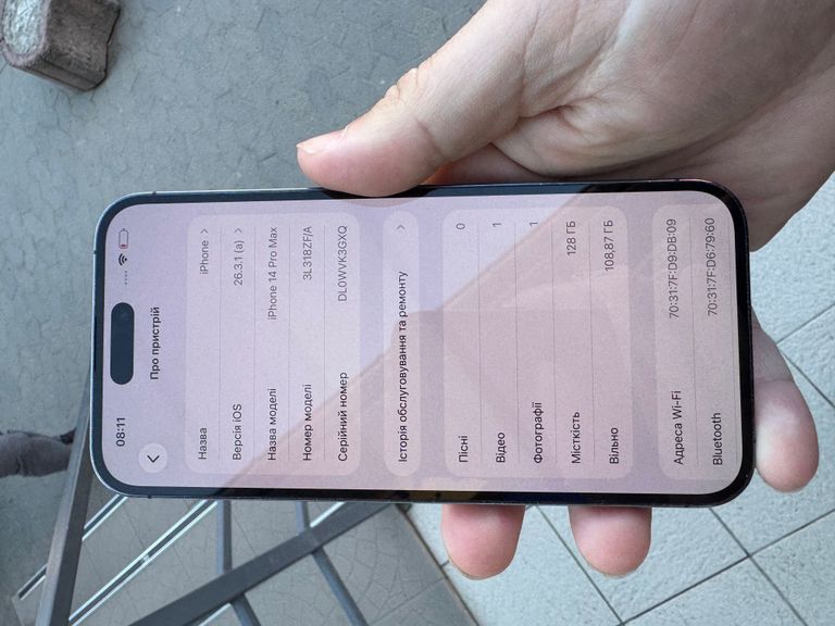 Apple iPhone 14 Pro Max 128GB Deep Purple (MQ9T3) Код:null. Изображение 6