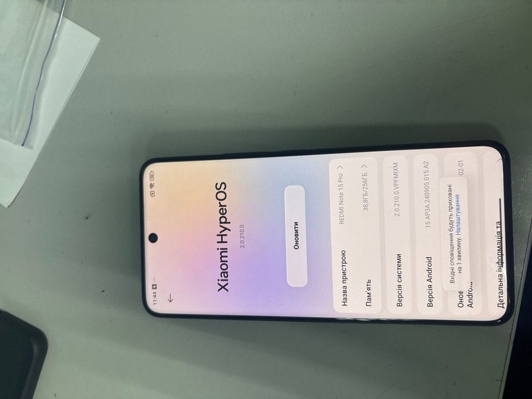 Оголошення Xiaomi Redmi Note 15 Pro 4G 8/256GB Glacier Blue Б/У