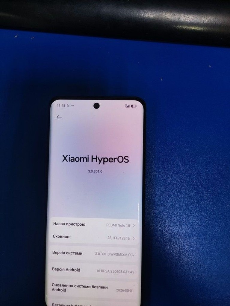 Дешево Xiaomi Redmi Note 15 4G 6/128GB Purple з ломбарду