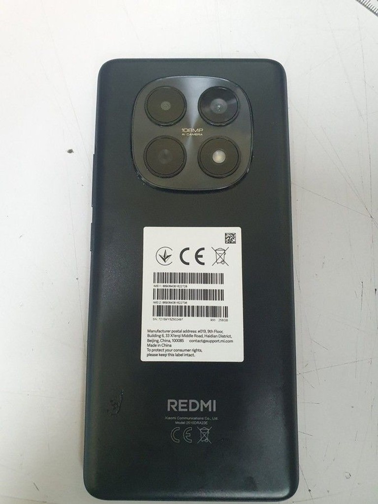 Купити Xiaomi Redmi Note 15 4G 8/256GB Black Б/У