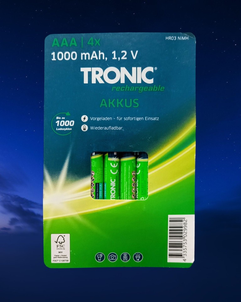 Купить Tronic 1000 mAh (4 шт). Б/У