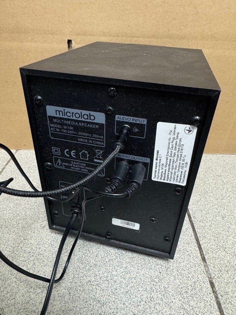 Объявление Microlab M-106 Black Б/У