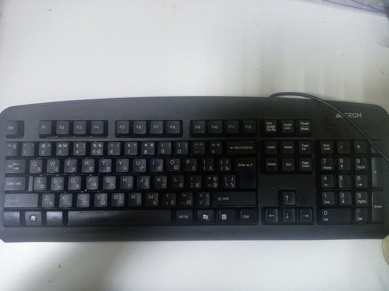 Купити A4tech KB-720 USB Black Б/У