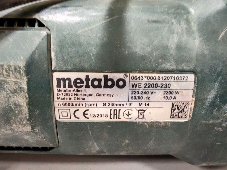 Розпродаж Metabo we 2200-230, продавець Техноскарб