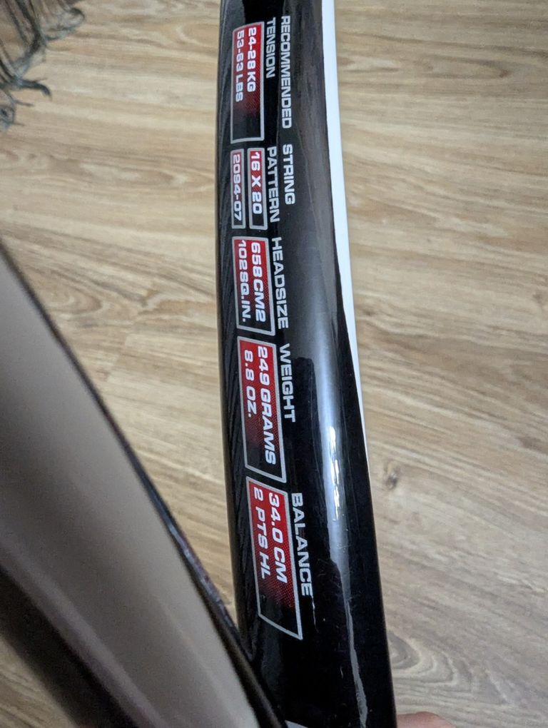 Оголошення Ракетка для тенісу Wilson Six One Lite Б/У