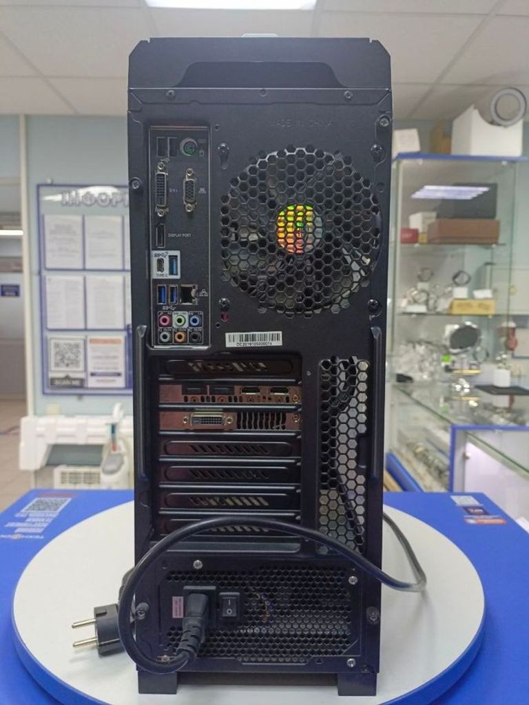 Объявление Пк intel core i5-9400f/ram 16 gb/hdd 1000 gb/ssd 250 gb/nvidia gtx 1070 (geforce) 8gb gddr5 256bit Б/У