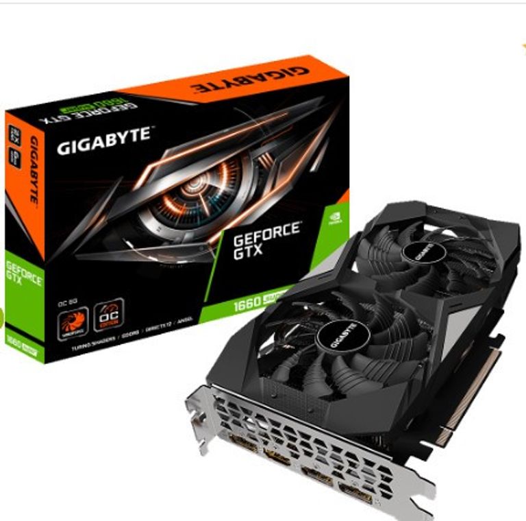 Купить Gigabyte GeForce GTX 1660 Super 6GB OC (GV-N166SOC-6GD) Б/У