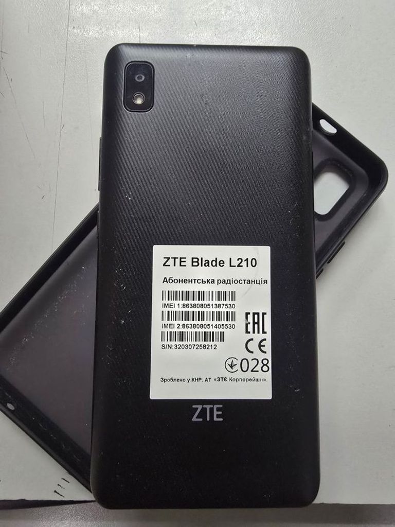 Объявление Zte Blade L210 1/32GB Blue Б/У