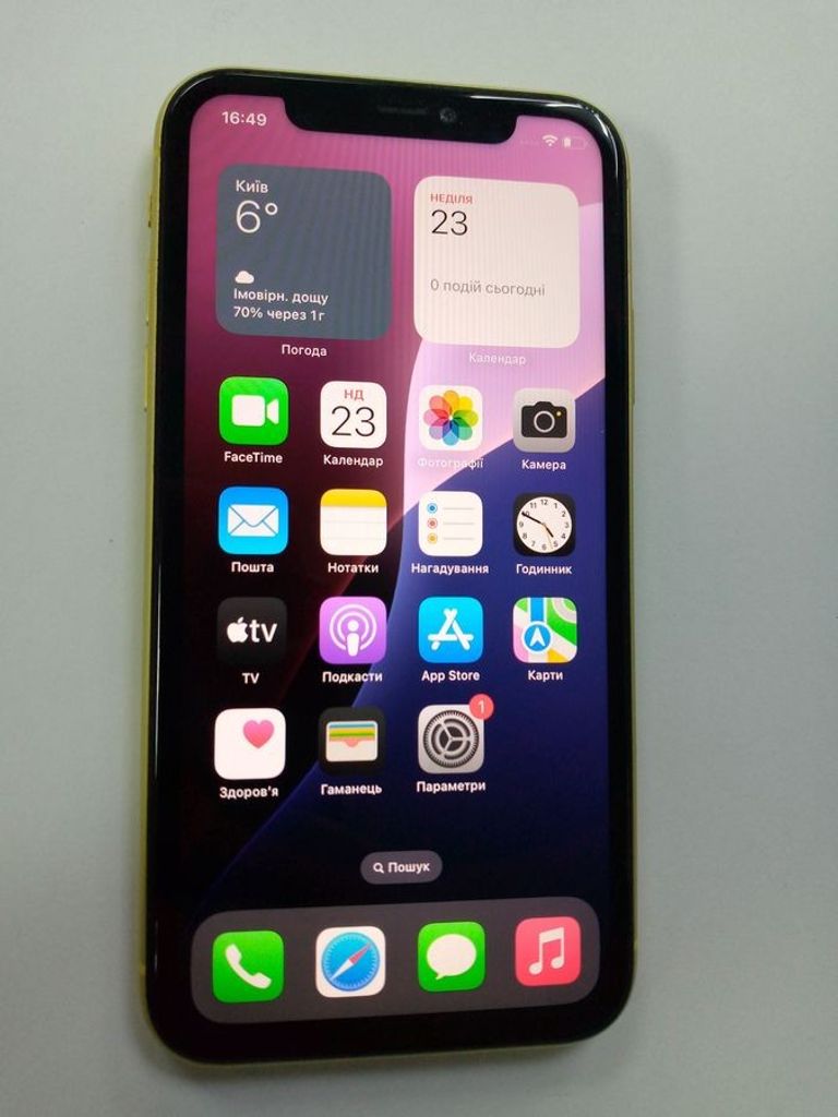 Объявление Apple iPhone 11 256GB Yellow (MWLP2) Б/У