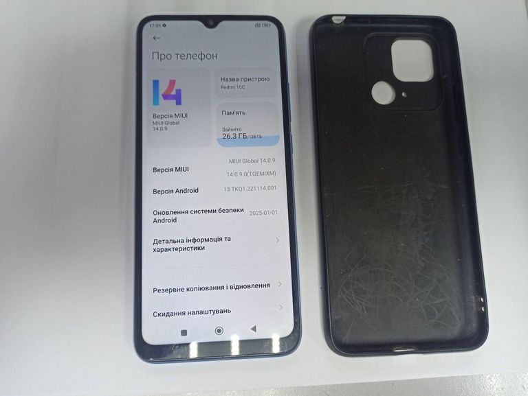 Оголошення Xiaomi redmi 10c 4/128gb Б/У