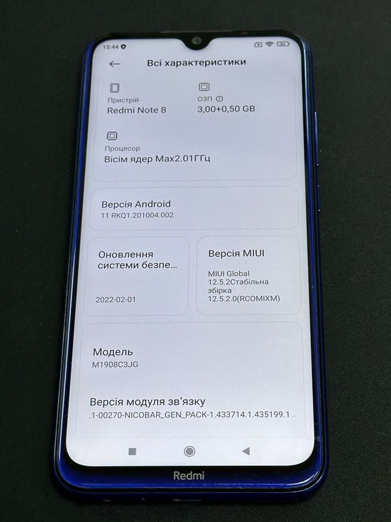 Xiaomi Redmi Note 8 3/32GB Blue Код:01-200841395. Изображение 6
