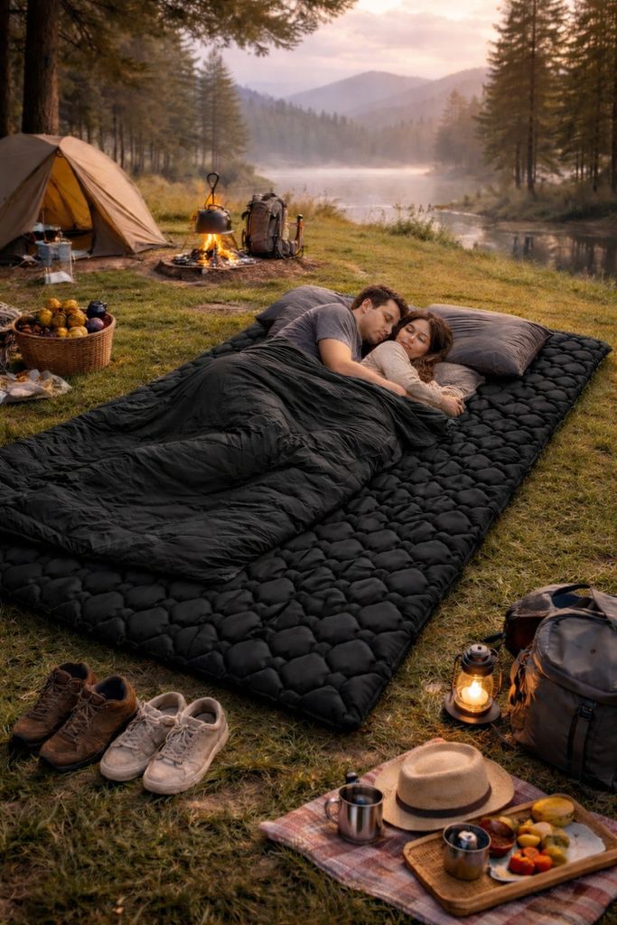 Купити Mattress туристичний з подушкою з чохлом 190 х 120 х 5 см Б/У