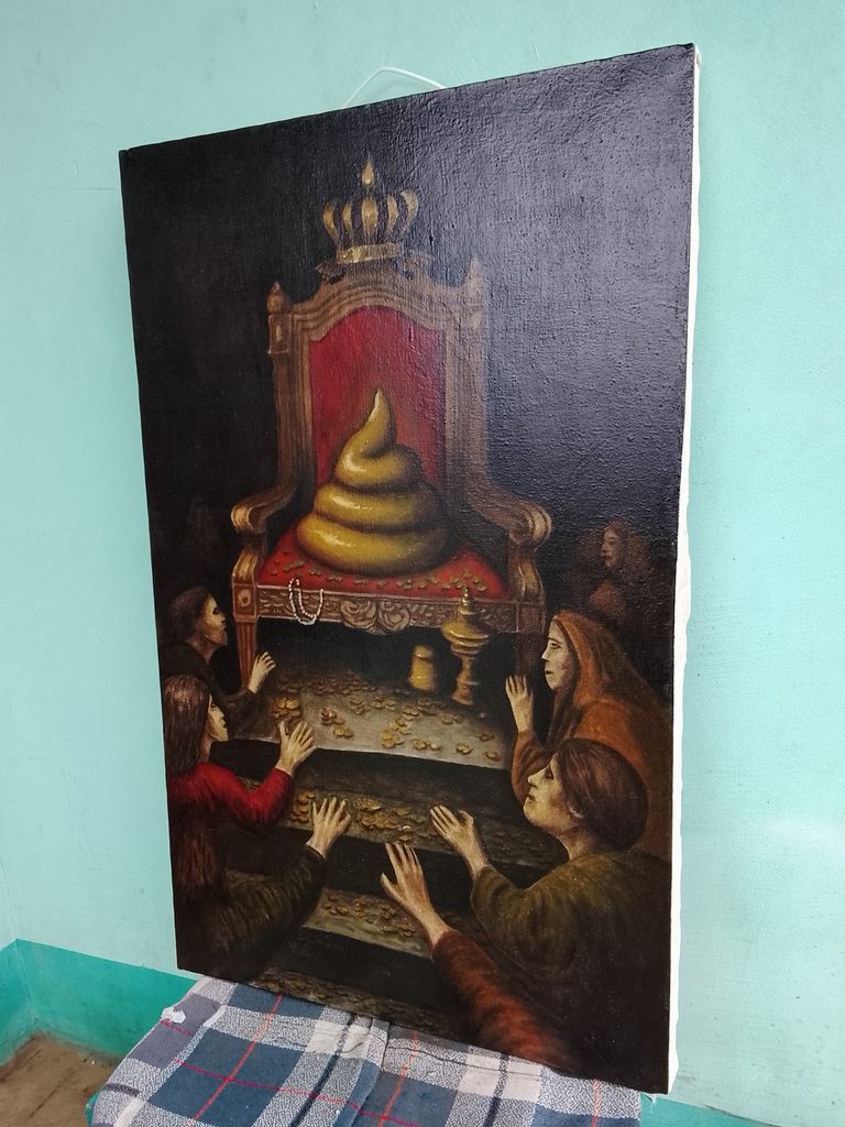 Объявление Картина акрилом. Б/У