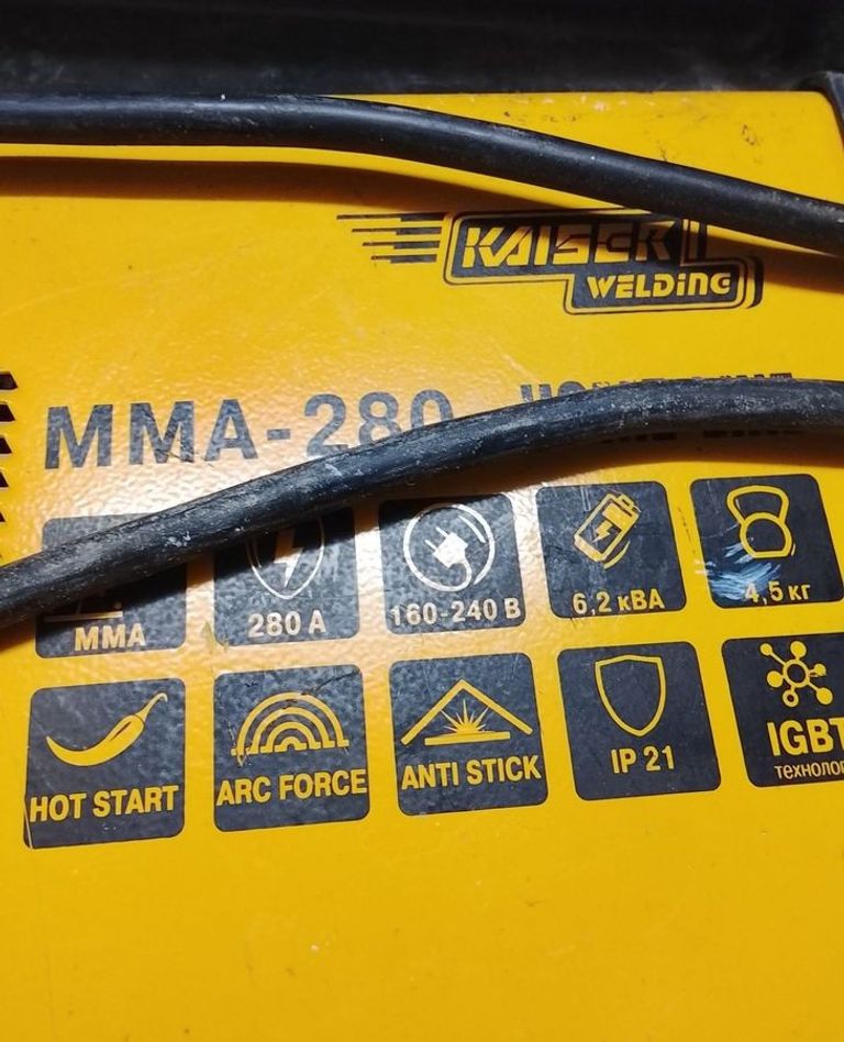 Оголошення Kaiser welding MMA-280 Home Line Б/У