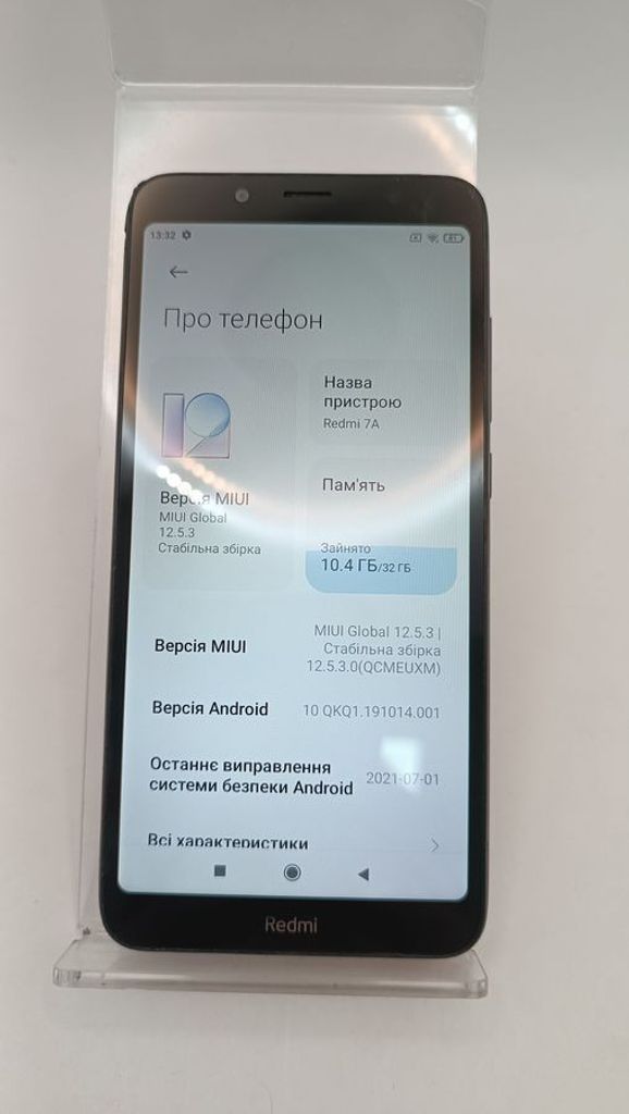 Xiaomi Redmi 7a 2/32GB Black Код:01-200891188. Зображення 6