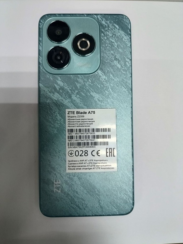 Zte Blade A75 4/128GB Black Код:01-200926954. Изображение 5