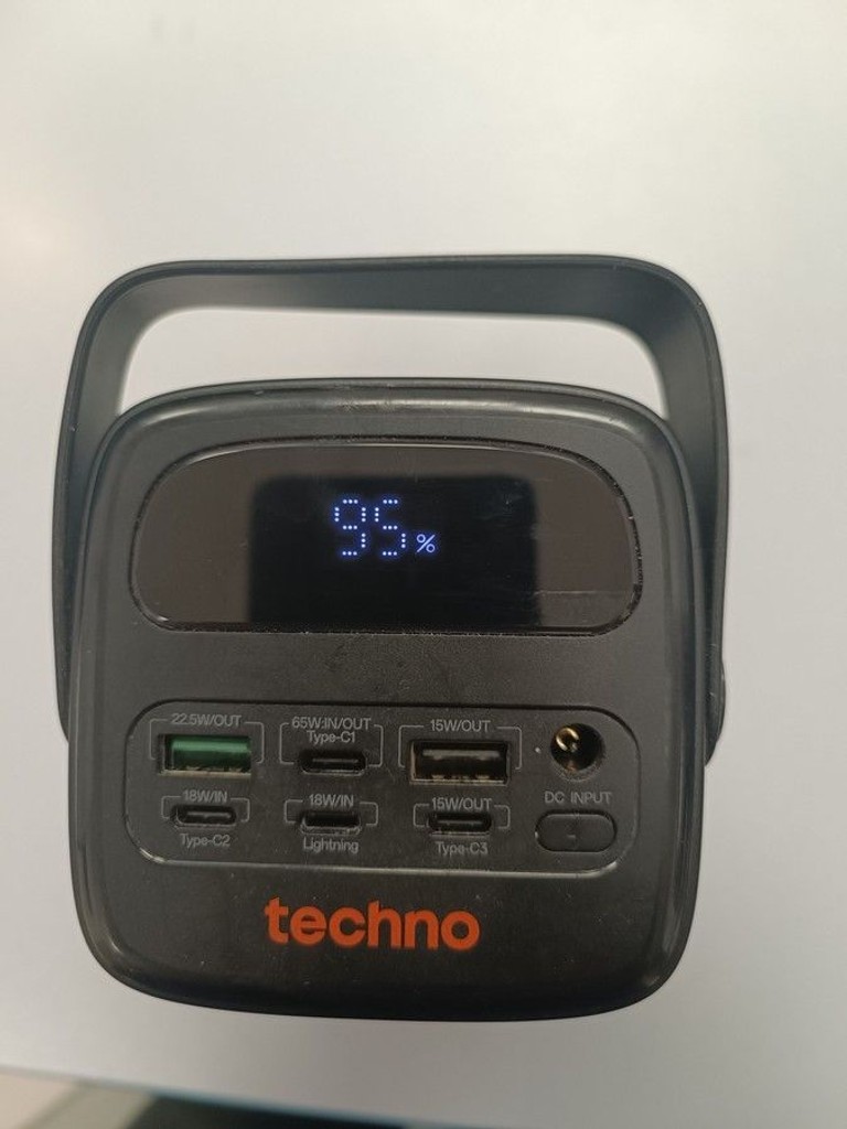 Techno PowerBank-80 80000mAh 65W Black Код:01-200963510. Зображення 5