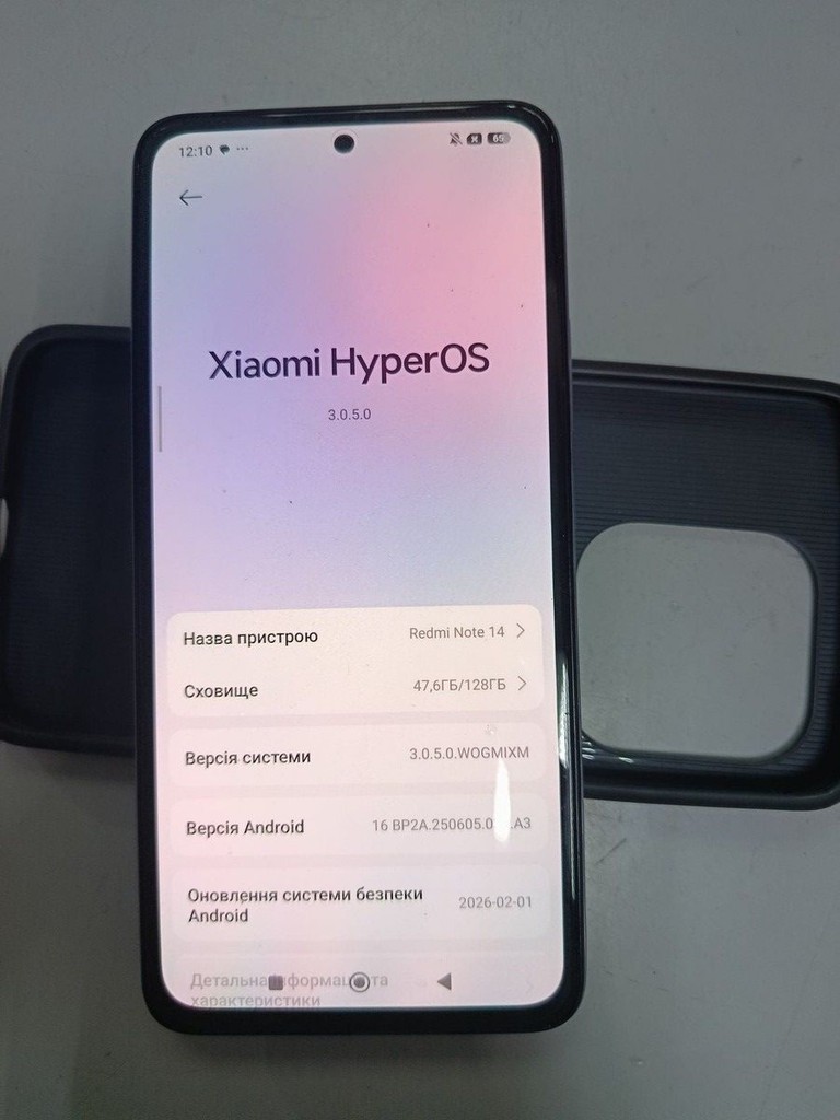 Дешево Xiaomi redmi note 14 6/128gb з ломбарду