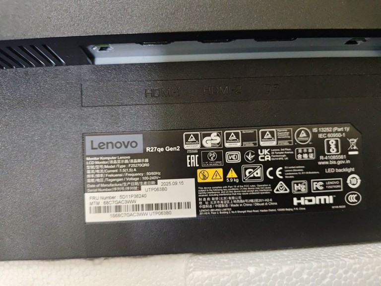 Розпродаж Lenovo Legion R27qe Gen 2 (68C7GAC3UA), продавець Техноскарб
