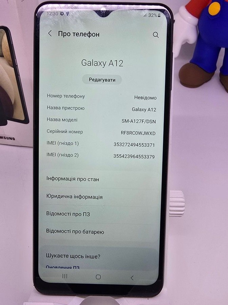 Samsung galaxy a12 sm-a127f 3/32gb Код:01-201016895. Зображення 7