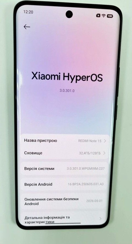 Объявление Xiaomi Redmi Note 15 5G 6/128GB Midnight Black Б/У